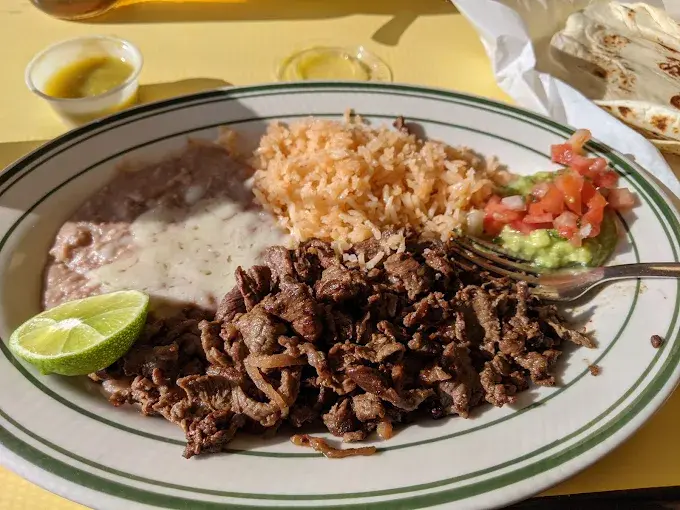 Carne asada plate